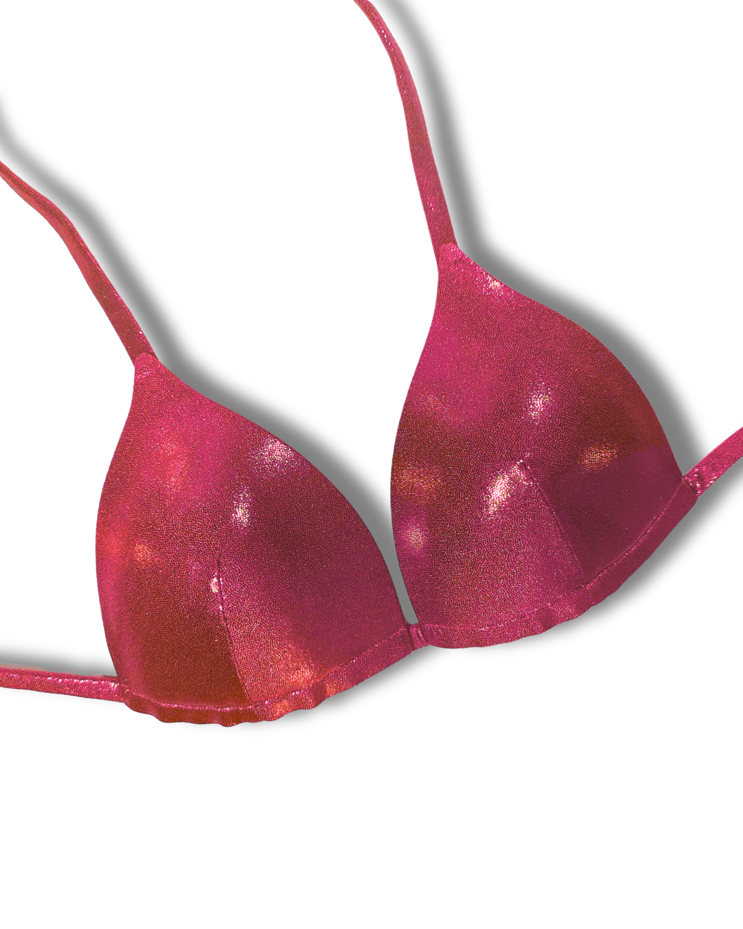 Red Metallic Fit Model Suit