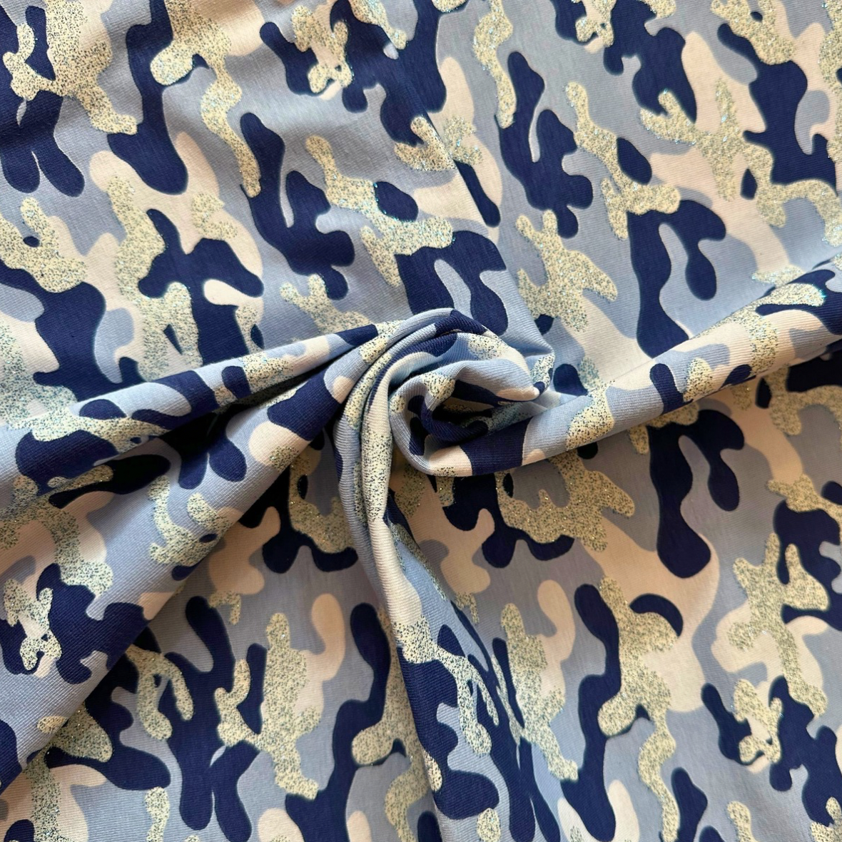 Blue Army glitter - Posingsuit LIMITED