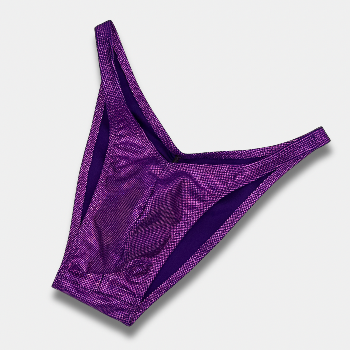 Bodybuilding Trunks - Purple Hologram