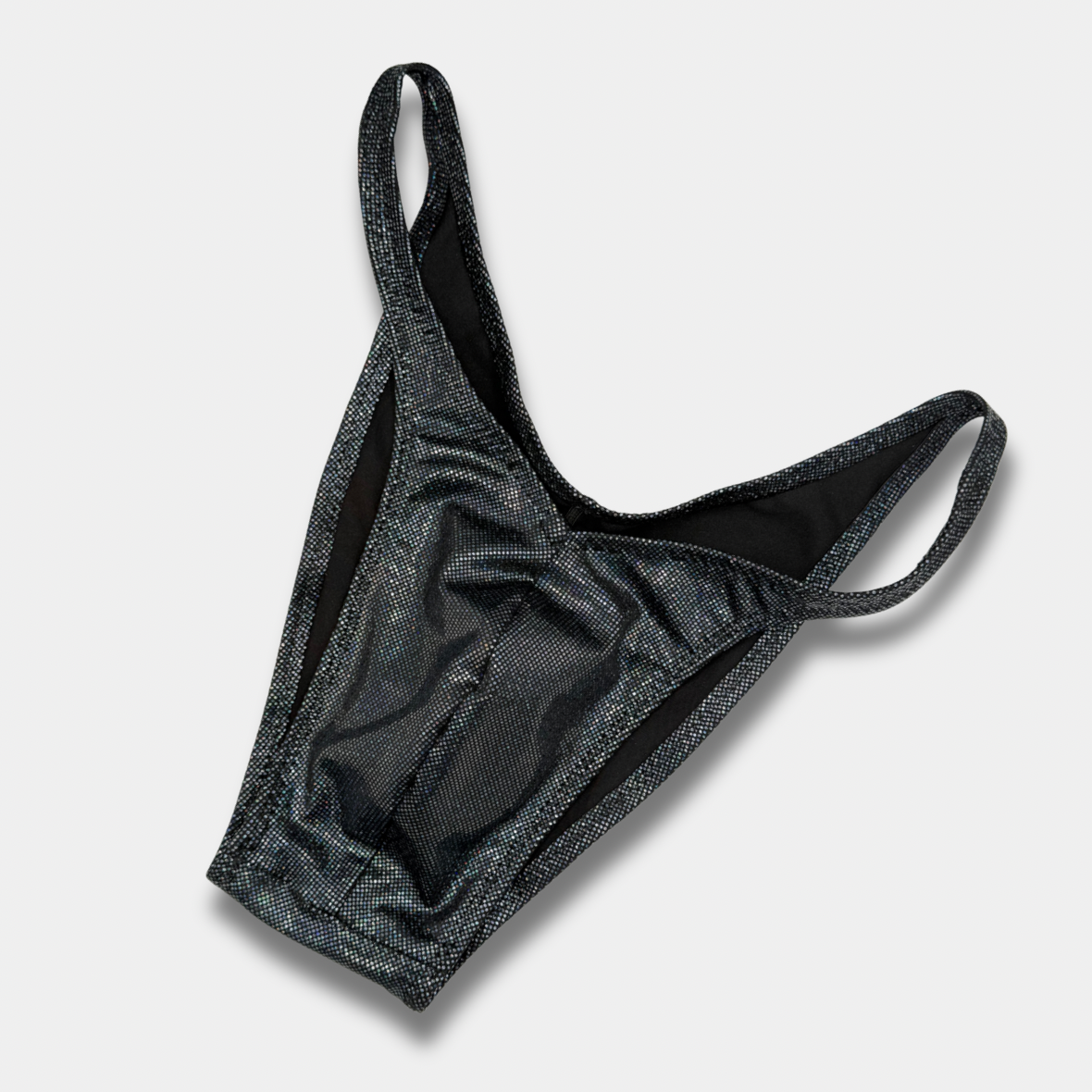 Bodybuilding Trunks - Black Hologram