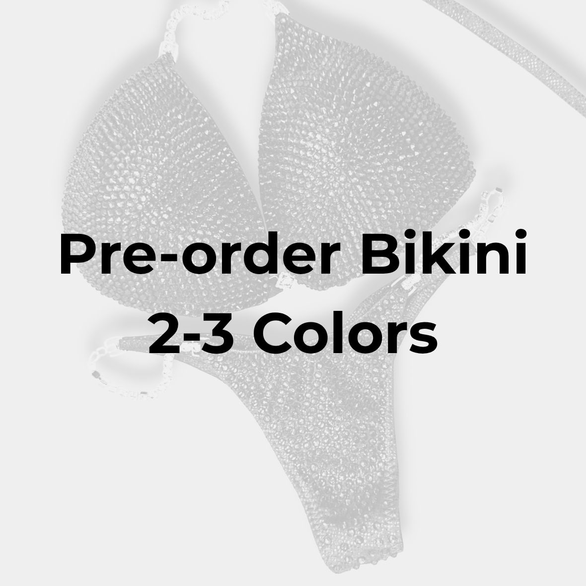 Pre-order Bikini (2-3 Rhinestone Colors)